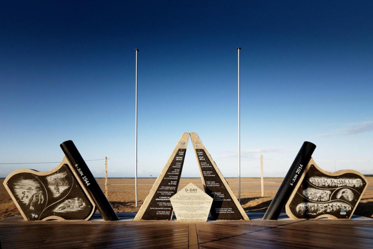 Le LUXE&votre VUE MER à Ouistreham Riva Bella Extérieur photo